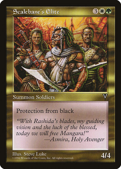 Magic the Gathering Card - Scalebane's Elite - MTG Circle