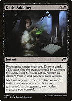 Magic the Gathering Card - Dark Dabbling - MTG Circle