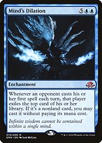 Magic the Gathering Card - Mind's Dilation - MTG Circle