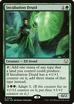 Magic the Gathering Card - Incubation Druid - MTG Circle