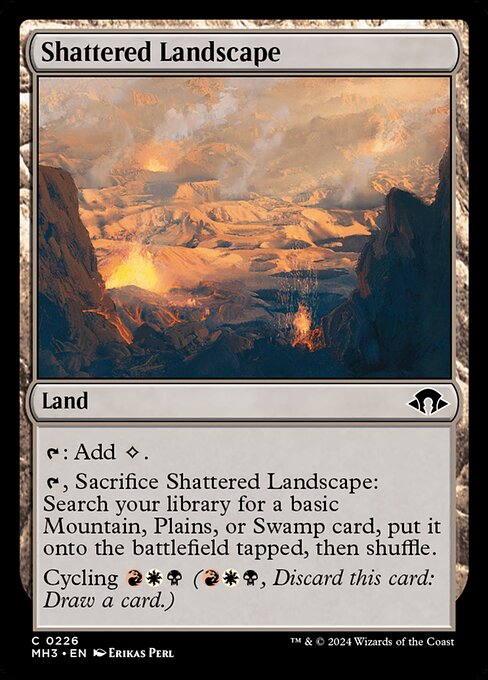 Magic the Gathering Card - Shattered Landscape - MTG Circle