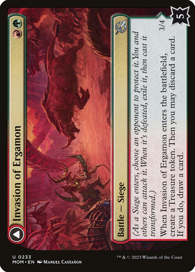 Magic the Gathering Card - Invasion of Ergamon - MTG Circle