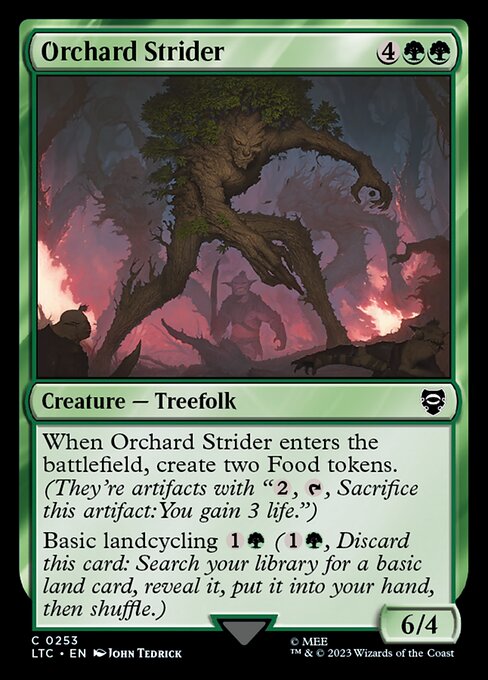 Magic the Gathering Card - Orchard Strider - MTG Circle