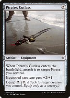 Magic the Gathering Card - Pirate's Cutlass - MTG Circle
