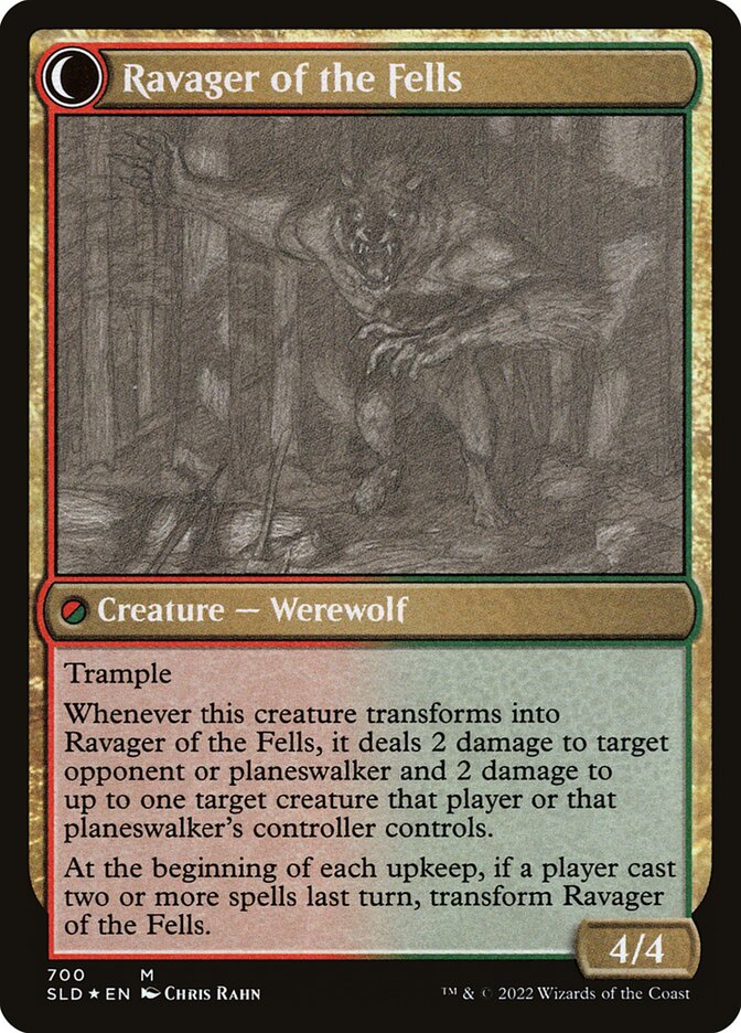 Magic the Gathering Card - Ravager of the Fells - MTG Circle