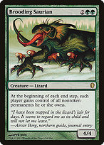 Magic the Gathering Card - Brooding Saurian - MTG Circle