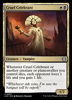 Magic the Gathering Card - Cruel Celebrant - MTG Circle