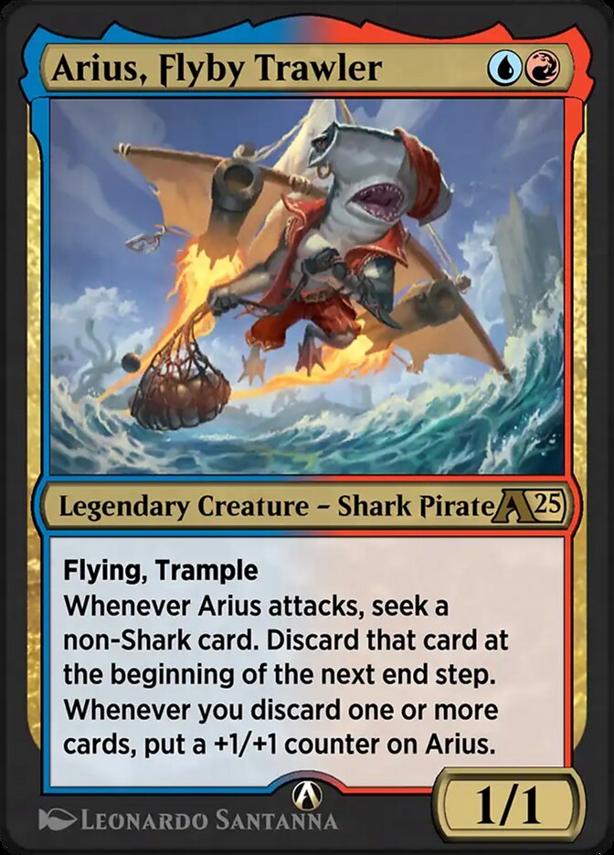 Magic the Gathering Card - Arius, Flyby Trawler - MTG Circle