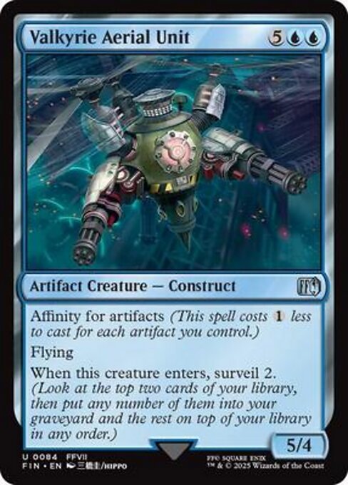 Magic the Gathering Card - Valkyrie Aerial Unit - MTG Circle
