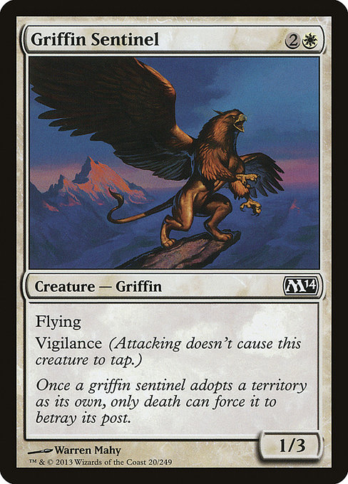 Magic the Gathering Card - Griffin Sentinel - MTG Circle