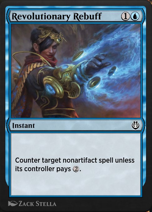 Magic the Gathering Card - Revolutionary Rebuff - MTG Circle