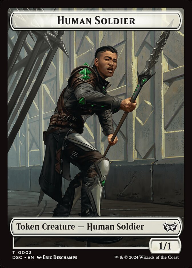 Magic the Gathering Card - Human Soldier - MTG Circle