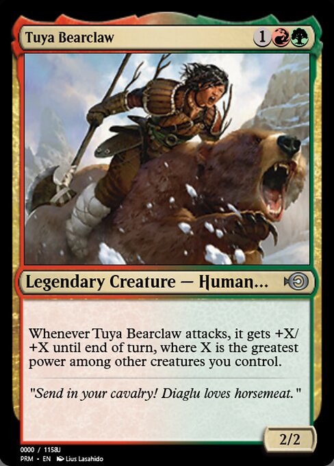 Magic the Gathering Card - Tuya Bearclaw - MTG Circle