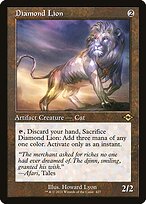 Magic the Gathering Card - Diamond Lion - MTG Circle