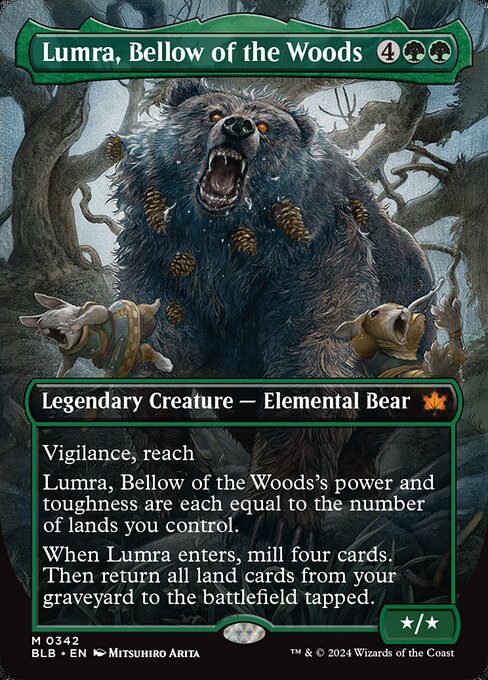 Magic the Gathering Card - Lumra, Bellow of the Woods - MTG Circle
