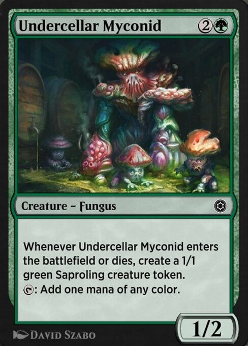 Magic the Gathering Card - Undercellar Myconid - MTG Circle