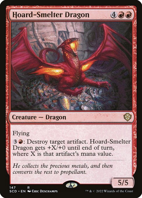 Magic the Gathering Card - Hoard-Smelter Dragon - MTG Circle