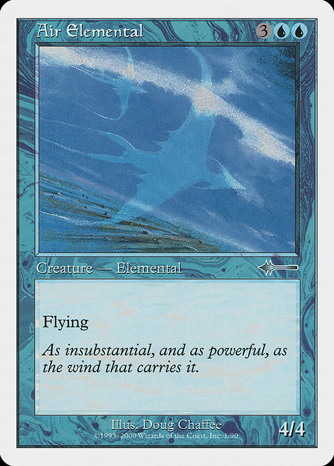 Magic the Gathering Card - Air Elemental - MTG Circle