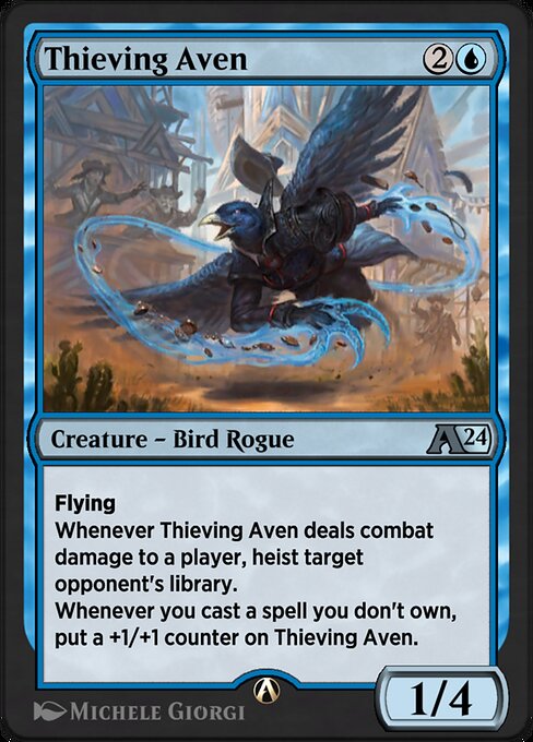 Magic the Gathering Card - Thieving Aven - MTG Circle