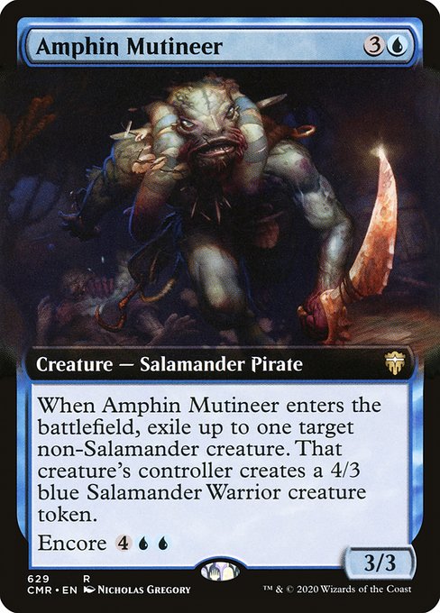 Magic the Gathering Card - Amphin Mutineer - MTG Circle