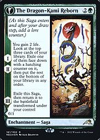 Magic the Gathering Card - The Dragon-Kami Reborn // Dragon-Kami's Egg - MTG Circle