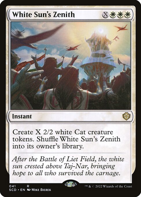 Magic the Gathering Card - White Sun's Zenith - MTG Circle