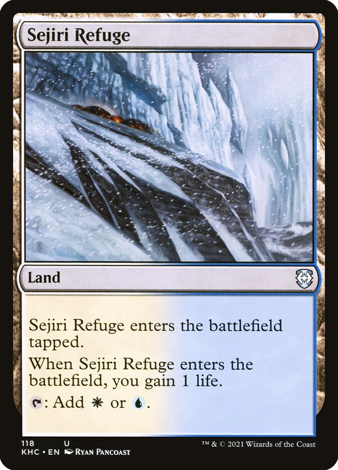 Magic the Gathering Card - Sejiri Refuge - MTG Circle