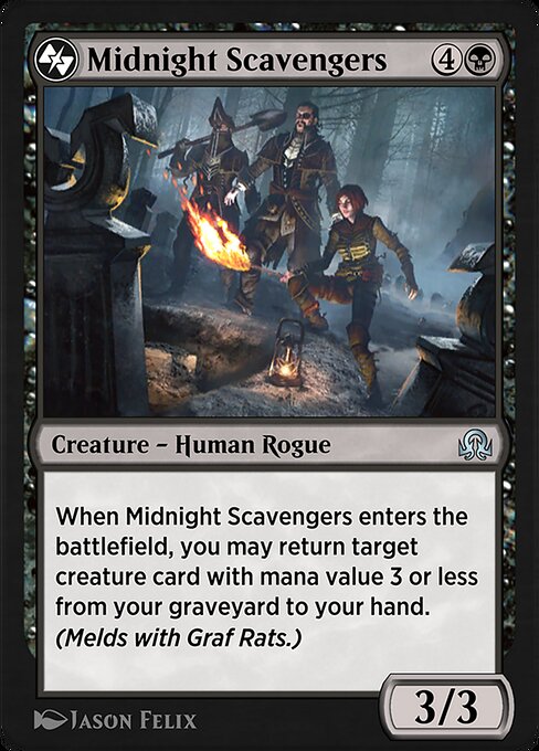 Magic the Gathering Card - Midnight Scavengers - MTG Circle