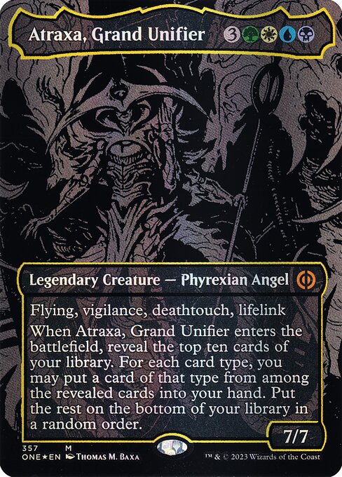 Magic the Gathering Card - Atraxa, Grand Unifier - MTG Circle