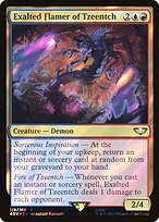 Magic the Gathering Card - Exalted Flamer of Tzeentch - MTG Circle