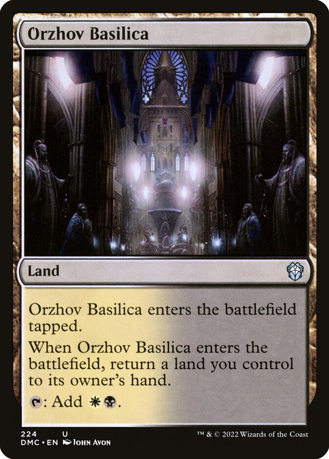 Magic the Gathering Card - Orzhov Basilica - MTG Circle