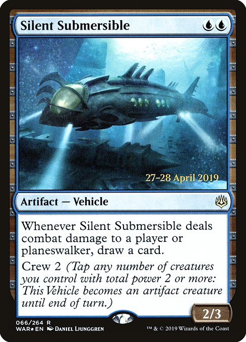 Magic the Gathering Card - Silent Submersible - MTG Circle