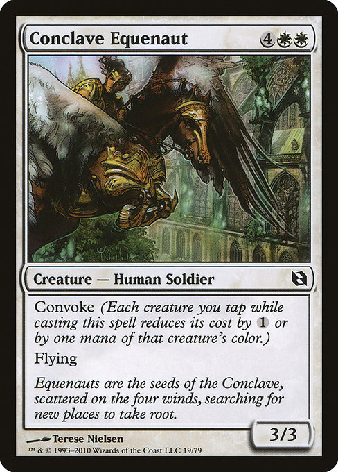 Magic the Gathering Card - Conclave Equenaut - MTG Circle
