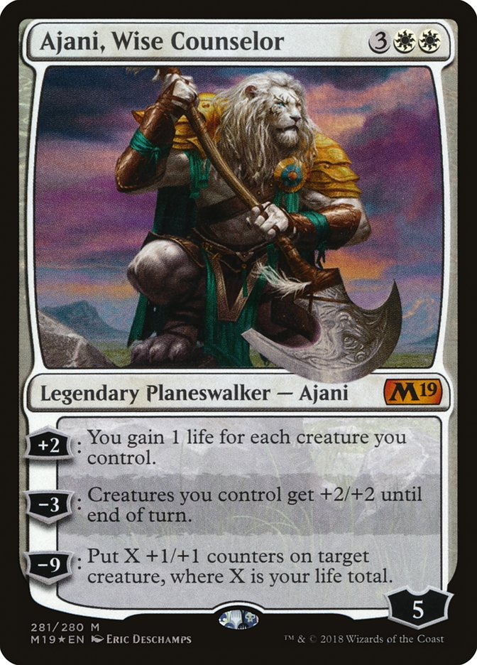 Magic the Gathering Card - Ajani, Wise Counselor - MTG Circle