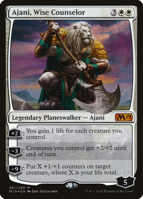 Magic the Gathering Card - Ajani, Wise Counselor - MTG Circle