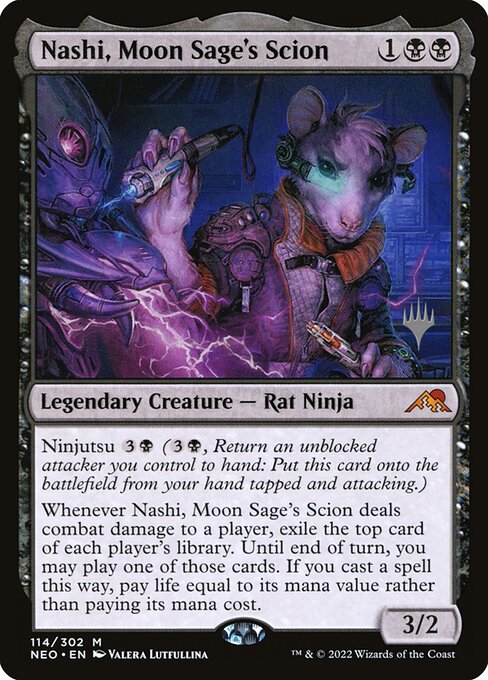 Magic the Gathering Card - Nashi, Moon Sage's Scion - MTG Circle