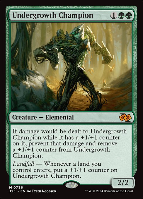 Magic the Gathering Card - Undergrowth Champion - MTG Circle