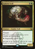 Magic the Gathering Card - Lotleth Troll - MTG Circle