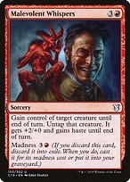 Magic the Gathering Card - Malevolent Whispers - MTG Circle