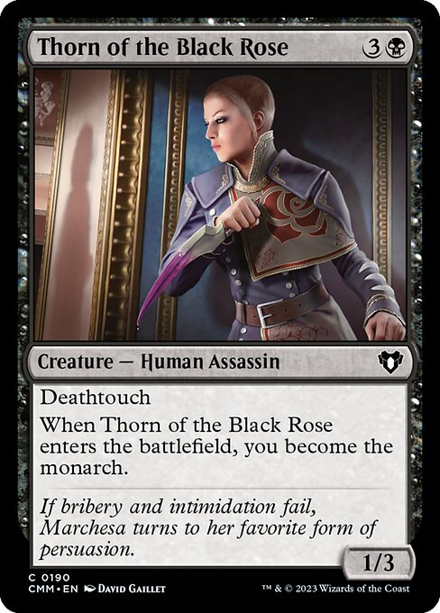 Magic the Gathering Card - Thorn of the Black Rose - MTG Circle