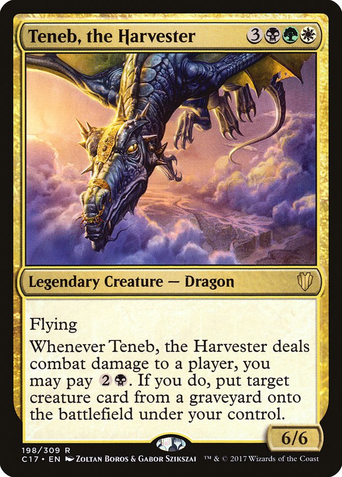 Magic the Gathering Card - Teneb, the Harvester - MTG Circle