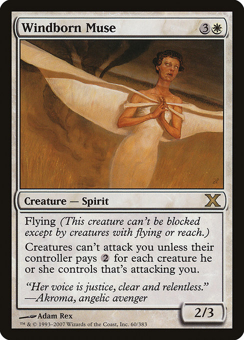 Magic the Gathering Card - Windborn Muse - MTG Circle