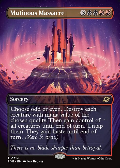 Magic the Gathering Card - Mutinous Massacre - MTG Circle