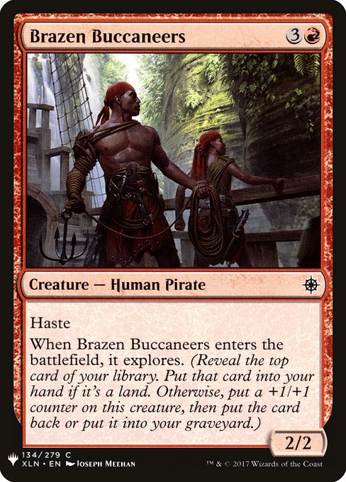 Magic the Gathering Card - Brazen Buccaneers - MTG Circle