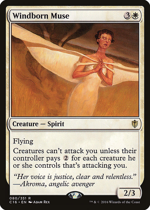 Magic the Gathering Card - Windborn Muse - MTG Circle
