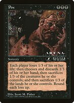 Magic the Gathering Card - Pox - MTG Circle