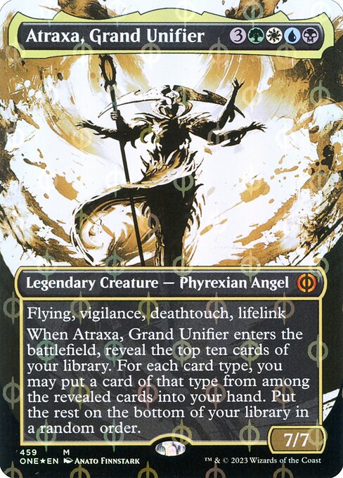 Magic the Gathering Card - Atraxa, Grand Unifier - MTG Circle