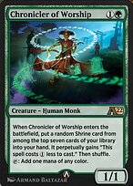 Magic the Gathering Card - Chronicler of Worship - MTG Circle