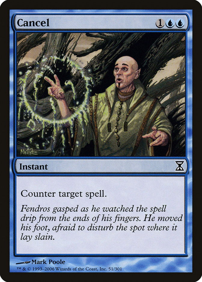 Magic the Gathering Card - Cancel - MTG Circle