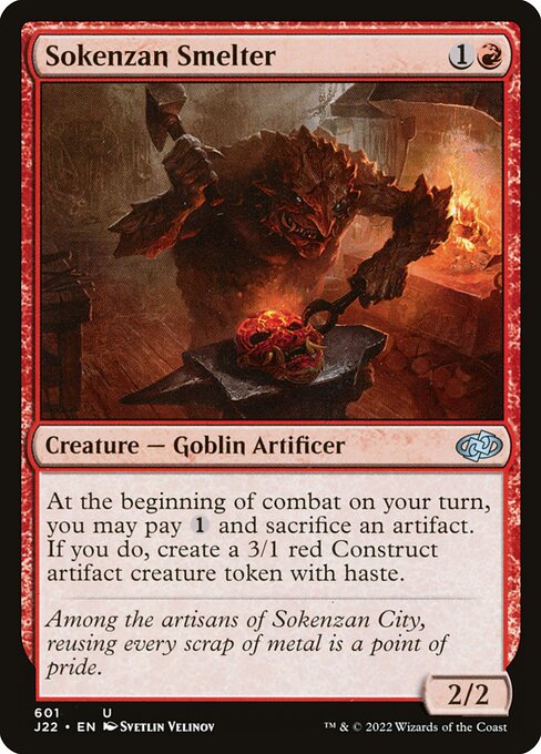 Magic the Gathering Card - Sokenzan Smelter - MTG Circle